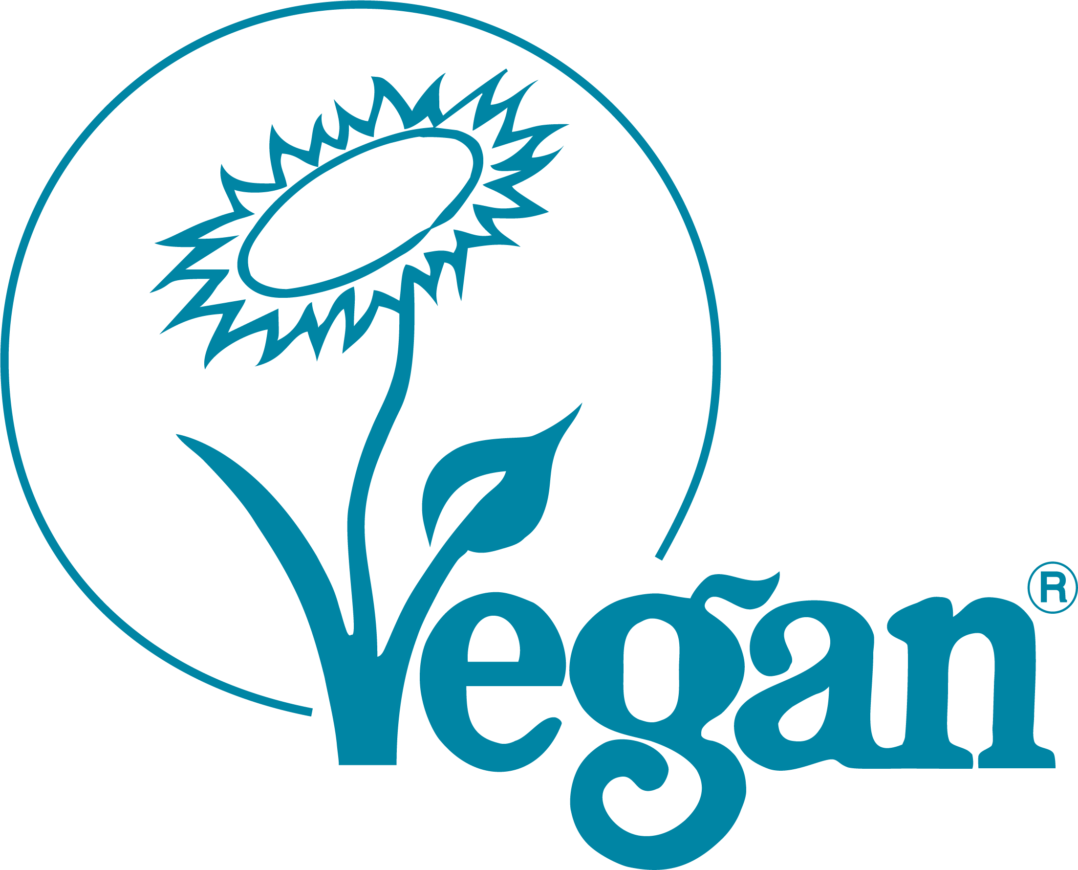 vegan blue logo